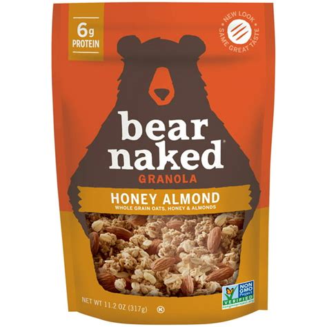 bear naked granola honey almond|Bear Naked 11g Protein Granola